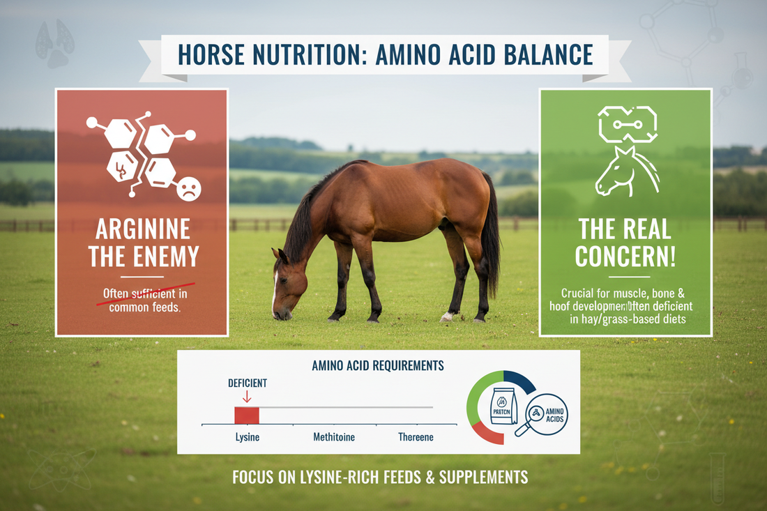 Arginine Isn’t the Enemy: Why Lysine Deficiency Puts Horses at Viral Risk